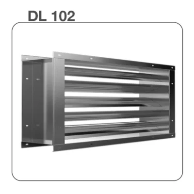 DL102 Volume Control Damper – Pitch 100