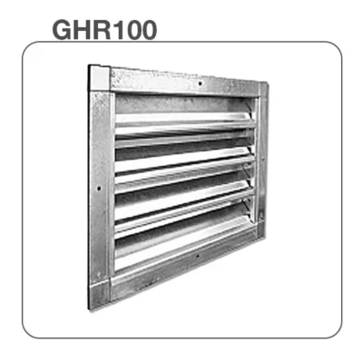 Galvanised Steel Return Grille – Pitch 100