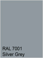 RAL 7001 grill colour